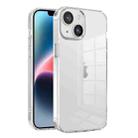 For iPhone 14 Plus Ice Color Clear Acrylic Hybrid TPU Phone Case(Transparent) - 1