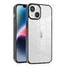 For iPhone 14 Plus Ice Color Clear Acrylic Hybrid TPU Phone Case(Grey) - 1