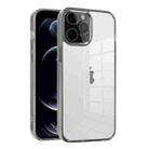 For iPhone 12 Pro Max Ice Color Clear Acrylic Hybrid TPU Phone Case(Grey) - 1