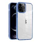 For iPhone 12 Pro Ice Color Clear Acrylic Hybrid TPU Phone Case(Sierra Blue) - 1