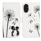 For Honor 200 Oil Embossed 3D Drawing Leather Phone Case(Couple Dandelion) - 1