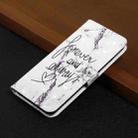 For Honor 200 Oil Embossed 3D Drawing Leather Phone Case(Words Marble) - 2