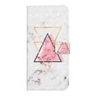 For Honor 200 Oil Embossed 3D Drawing Leather Phone Case(Triangular Marble) - 3