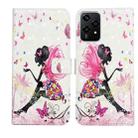 For Honor 200 Lite Global Oil Embossed 3D Drawing Leather Phone Case(Flower Fairy) - 1