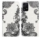 For Honor 200 Lite Global Oil Embossed 3D Drawing Leather Phone Case(Lace Flower) - 1