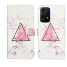 For Honor 200 Lite Global Oil Embossed 3D Drawing Leather Phone Case(Triangular Marble) - 1