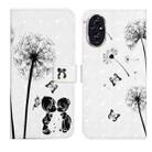 For Honor 200 Pro Oil Embossed 3D Drawing Leather Phone Case(Couple Dandelion) - 1