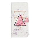 For Honor 200 Pro Oil Embossed 3D Drawing Leather Phone Case(Triangular Marble) - 3