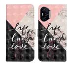 For Honor 400 Pro Global 160.8mm Oil Embossed 3D Drawing Leather Phone Case(Stitching Marble) - 1