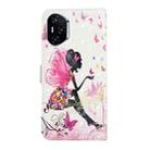 For Honor 400 Pro Global 160.8mm Oil Embossed 3D Drawing Leather Phone Case(Flower Fairy) - 3