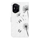 For Honor 400 Pro Global 160.8mm Oil Embossed 3D Drawing Leather Phone Case(Couple Dandelion) - 3