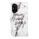 For Honor 400 Pro Global 160.8mm Oil Embossed 3D Drawing Leather Phone Case(Words Marble) - 3
