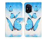 For Honor 400 Global 156.5mm Oil Embossed 3D Drawing Leather Phone Case(3 Butterflies) - 1