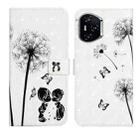 For Honor 400 Global 156.5mm Oil Embossed 3D Drawing Leather Phone Case(Couple Dandelion) - 1