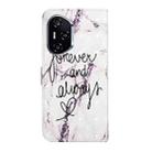 For Honor 400 Global 156.5mm Oil Embossed 3D Drawing Leather Phone Case(Words Marble) - 3