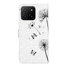 For Honor X5b Plus Oil Embossed 3D Drawing Leather Phone Case(Couple Dandelion) - 3