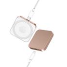 For iPhone / AirPods / iWatch Series 3 in 1 Portable Wireless Charger(Gold) - 1