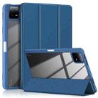For Xiaomi Pad 6 / 6 Pro Acrylic 3-Fold Solid Color Smart Leather Tablet Case(Dark Blue) - 1