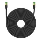 Baseus PCWL-A107 High Speed CAT8 40Gigabit Ethernet Braided Cable, Length:20m(Black) - 1