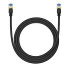 Baseus PCWL-A106 High Speed CAT7 10Gigabit Ethernet Braided Cable, Length:1.5m(Black) - 1