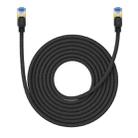 Baseus PCWL-A106 High Speed CAT7 10Gigabit Ethernet Braided Cable, Length:8m(Black) - 1