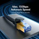 Baseus PCWL-A106 High Speed CAT7 10Gigabit Ethernet Braided Cable, Length:20m(Black) - 4
