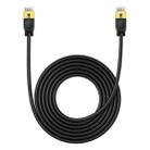 Baseus PCWL-A105 High Speed CAT7 10Gigabit Ethernet Slender Cable, Length:5m(Black) - 1