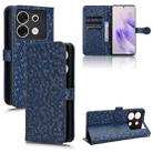 For Infinix Zero 30 5G Honeycomb Dot Texture Leather Phone Case(Blue) - 1