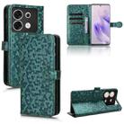 For Infinix Zero 30 5G Honeycomb Dot Texture Leather Phone Case(Green) - 1