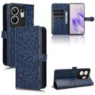 For Infinix Zero 30 4G Honeycomb Dot Texture Leather Phone Case(Blue) - 1