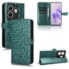 For Infinix Zero 30 4G Honeycomb Dot Texture Leather Phone Case(Green) - 1