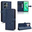 For Infinix Smart 8 Honeycomb Dot Texture Leather Phone Case(Blue) - 1