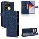 For Infinix Note 40 Pro 4G X6850 Honeycomb Dot Texture Leather Phone Case(Blue) - 1