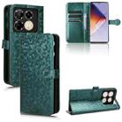 For Infinix Note 40 Pro 4G X6850 Honeycomb Dot Texture Leather Phone Case(Green) - 1