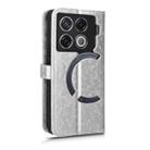 For Infinix GT 20 Pro Honeycomb Dot Texture Leather Phone Case(Silver) - 3