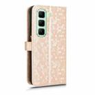 For Infinix Hot 50 4G Honeycomb Dot Texture Leather Phone Case(Gold) - 3