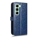 For Infinix Hot 50 5G Honeycomb Dot Texture Leather Phone Case(Blue) - 3