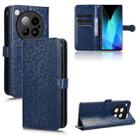 For Infinix Zero 40 4G X6860 Honeycomb Dot Texture Leather Phone Case(Blue) - 1