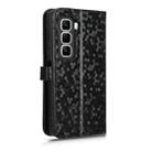 For Infinix Hot 50 Pro 4G Honeycomb Dot Texture Leather Phone Case(Black) - 3