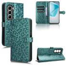 For Infinix Hot 50 Pro+ 4G Honeycomb Dot Texture Leather Phone Case(Green) - 1