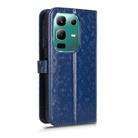 For Infinix Note 50x Honeycomb Dot Texture Leather Phone Case(Blue) - 3