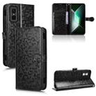 For Infinix GT 30 Pro Honeycomb Dot Texture Leather Phone Case(Black) - 1