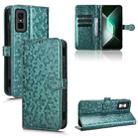 For Infinix GT 30 Pro Honeycomb Dot Texture Leather Phone Case(Green) - 1