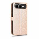 For Infinix Smart 10 Plus 4G Honeycomb Dot Texture Leather Phone Case(Gold) - 3