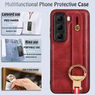 For Infinix Hot 50 5G Wristband Leather Back Phone Case(Red) - 3