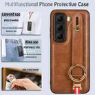 For Infinix Hot 50 5G Wristband Leather Back Phone Case(Brown) - 3