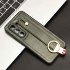 For Infinix Hot 50 Pro 4G X6881 Wristband Leather Back Phone Case(Green) - 2