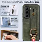 For Infinix Hot 50 Pro 4G X6881 Wristband Leather Back Phone Case(Green) - 3