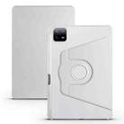 For Xiaomi Pad 6 Pro / Pad 6 Acrylic 360 Degree Rotation Holder Tablet Leather Case(Fog Grey) - 1