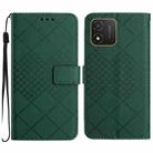 For Honor X5 4G Rhombic Grid Texture Leather Phone Case(Green) - 1